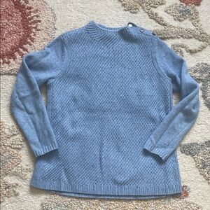 Talbots Light Blue Crew Neck Sweater